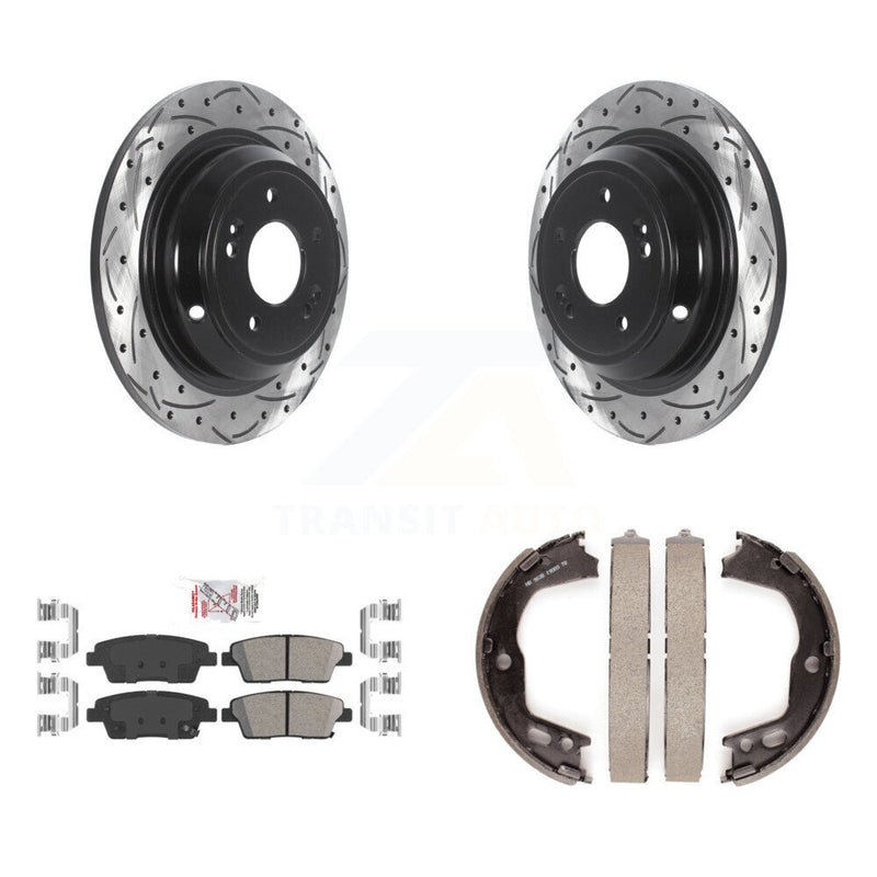 Transit Auto KDA-103281 Disc Brake Kit for 2010-2014 Hyundai Genesis - Rear product image