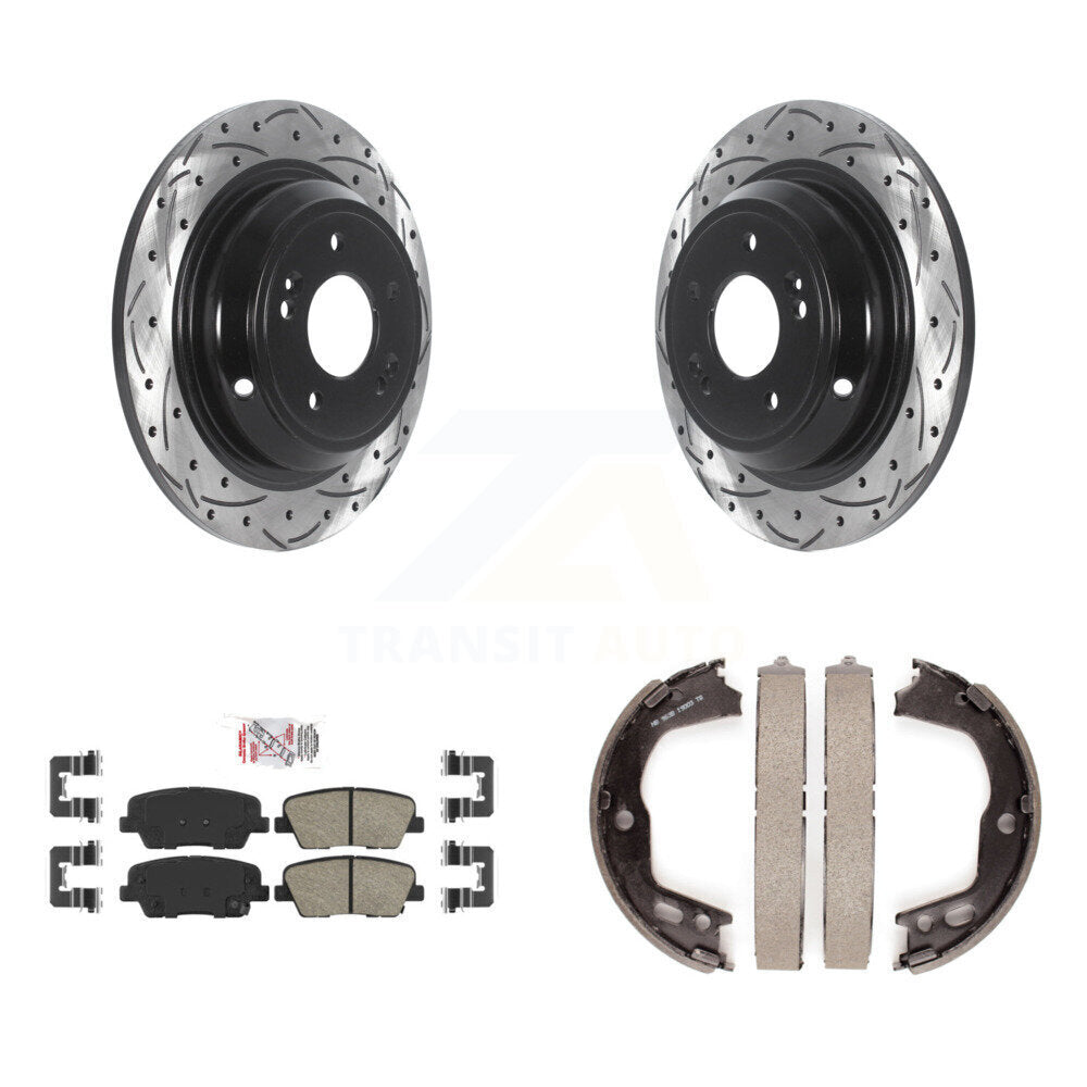 Transit Auto KDA-103283 Disc Brake Kit for 2009-2010 Hyundai Genesis - Rear product image