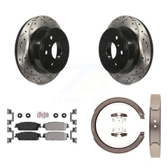Transit Auto KDA-103285 Disc Brake Kit for 2007-2014 Chevrolet Silverado 1500, Cadillac Escalade, Cadillac Escalade ESV & more - Rear product image