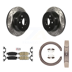 Transit Auto KDA-103286 Disc Brake Kit for 2007-2014 Chevrolet Silverado 1500, Cadillac Escalade, Cadillac Escalade ESV & more - Rear product image