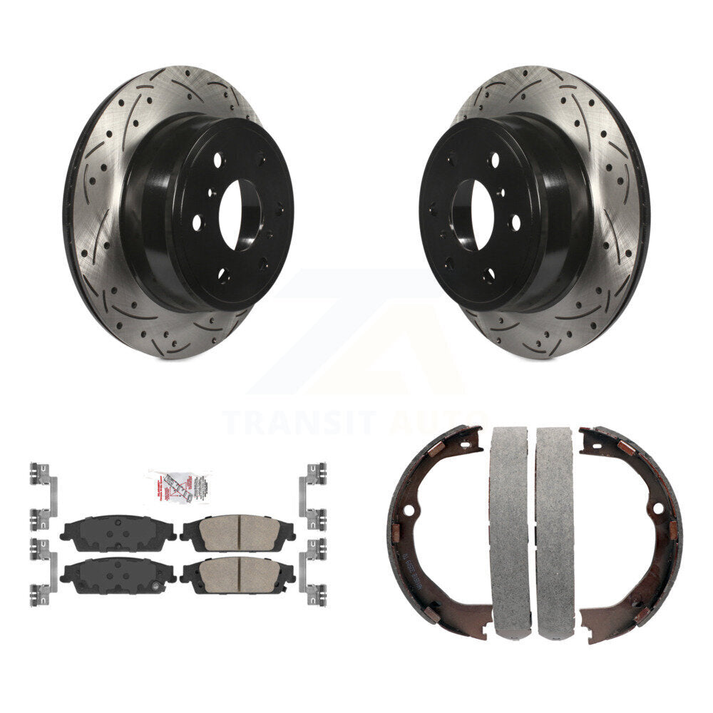 Transit Auto KDA-103289 Disc Brake Kit for 2014-2020 Chevrolet Suburban, Chevrolet Silverado 1500 LD, GMC Sierra 1500 Limited & more - Rear product image