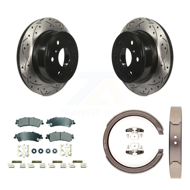 Transit Auto KDA-103291 Disc Brake Kit for 2007 GMC Sierra 1500 Classic - Rear product image