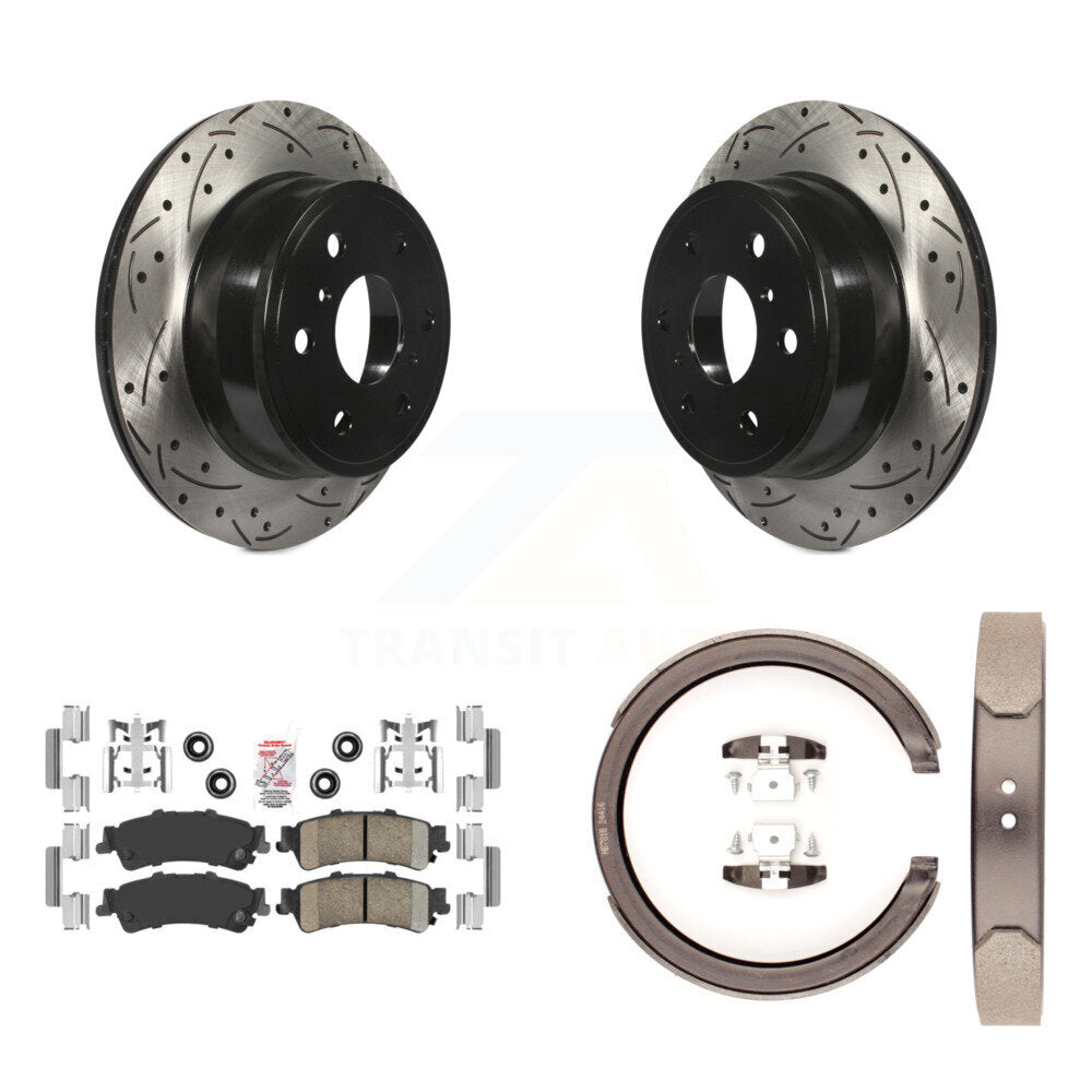 Transit Auto KDA-103292 Disc Brake Kit for 2007 GMC Sierra 1500 Classic - Rear product image