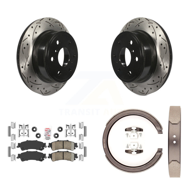 Transit Auto KDA-103292 Disc Brake Kit for 2007 GMC Sierra 1500 Classic - Rear product image