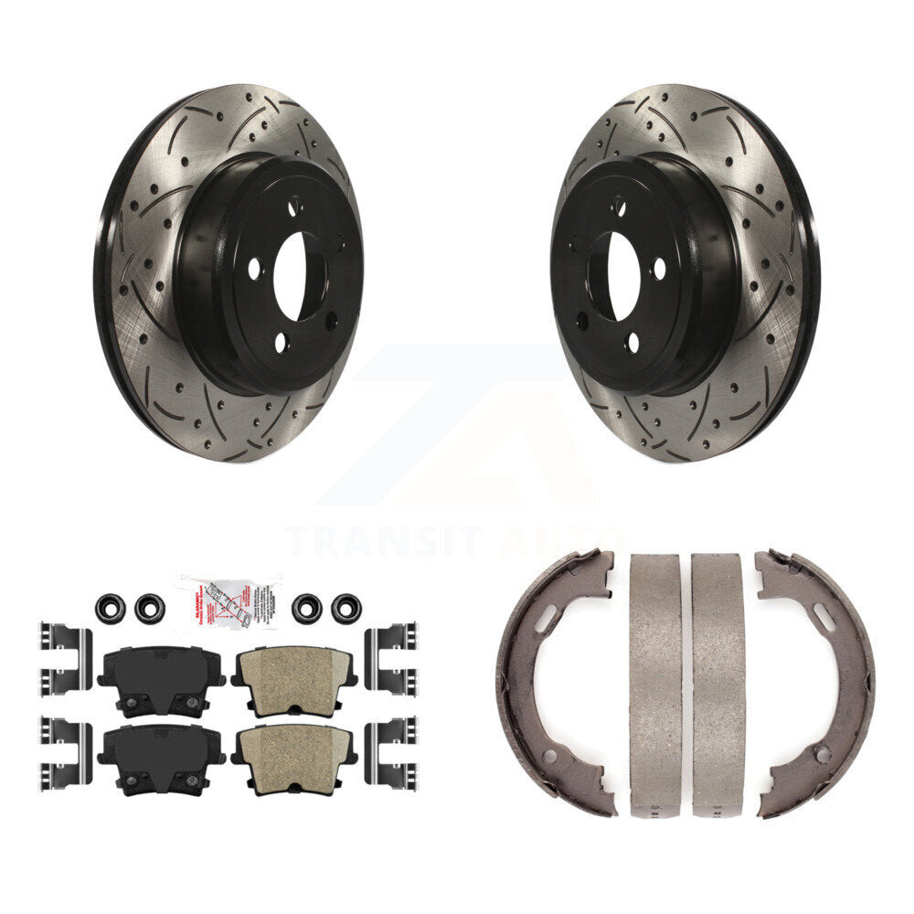Transit Auto KDA-103303 Disc Brake Kit for 2005-2021 Dodge Challenger, Dodge Charger, Chrysler 300 & more - Rear product image