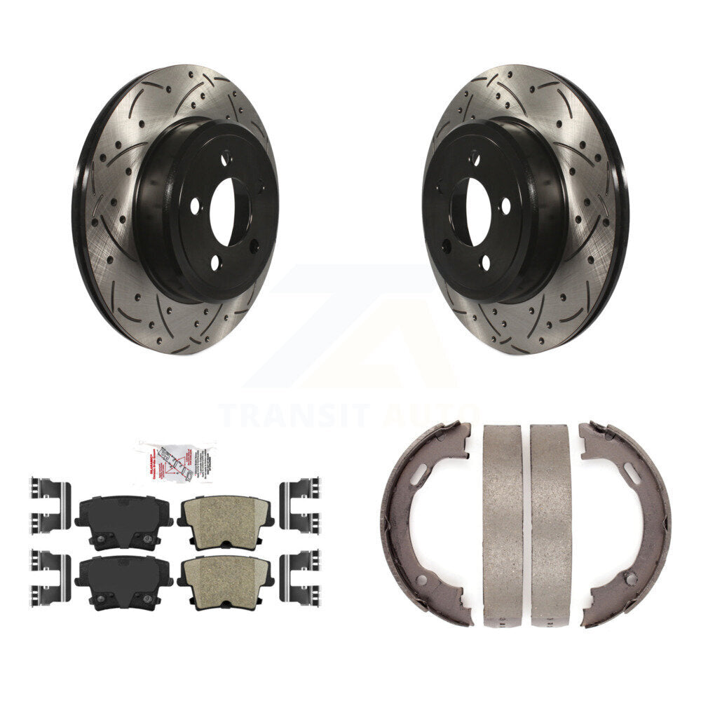 Transit Auto KDA-103304 Disc Brake Kit for 2005-2021 Dodge Challenger, Dodge Charger, Chrysler 300 & more - Rear product image