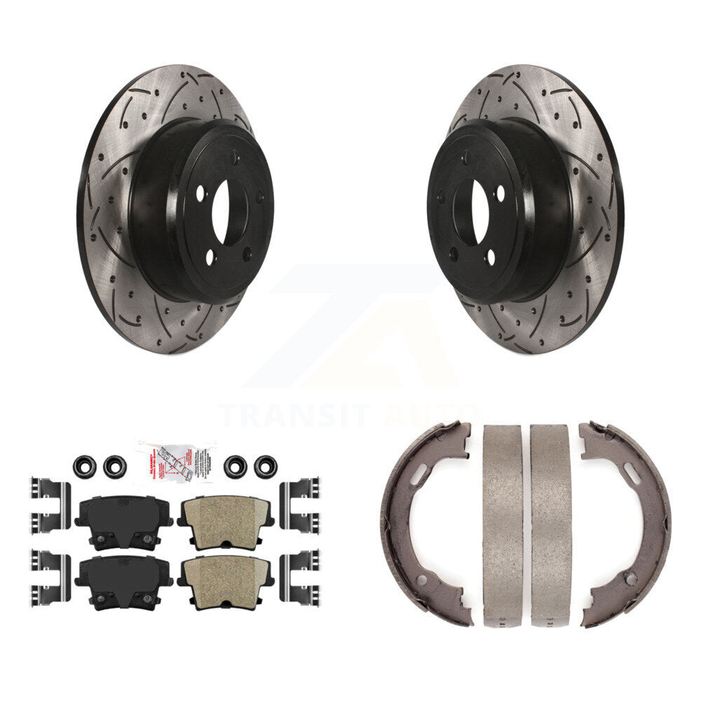 Transit Auto KDA-103305 Disc Brake Kit for 2005-2021 Dodge Challenger, Dodge Charger, Chrysler 300 & more - Rear product image