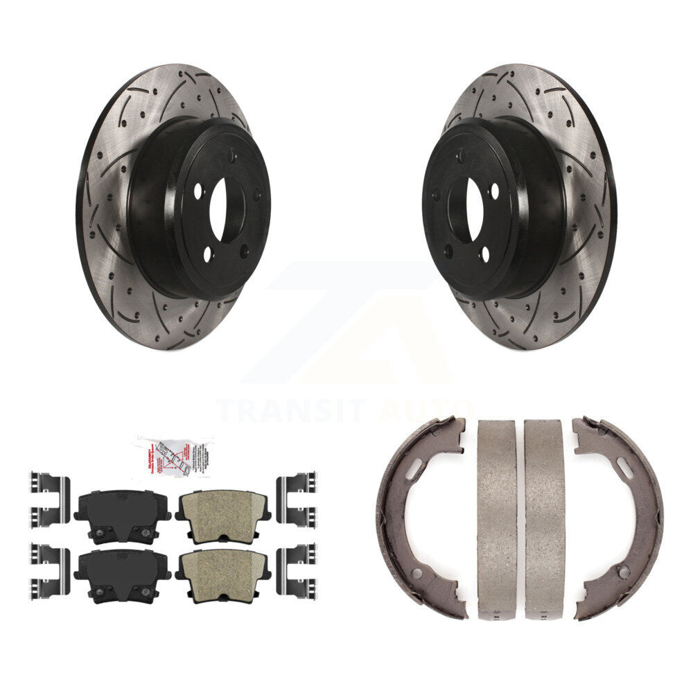 Transit Auto KDA-103306 Disc Brake Kit for 2005-2021 Dodge Challenger, Dodge Charger, Chrysler 300 & more - Rear product image