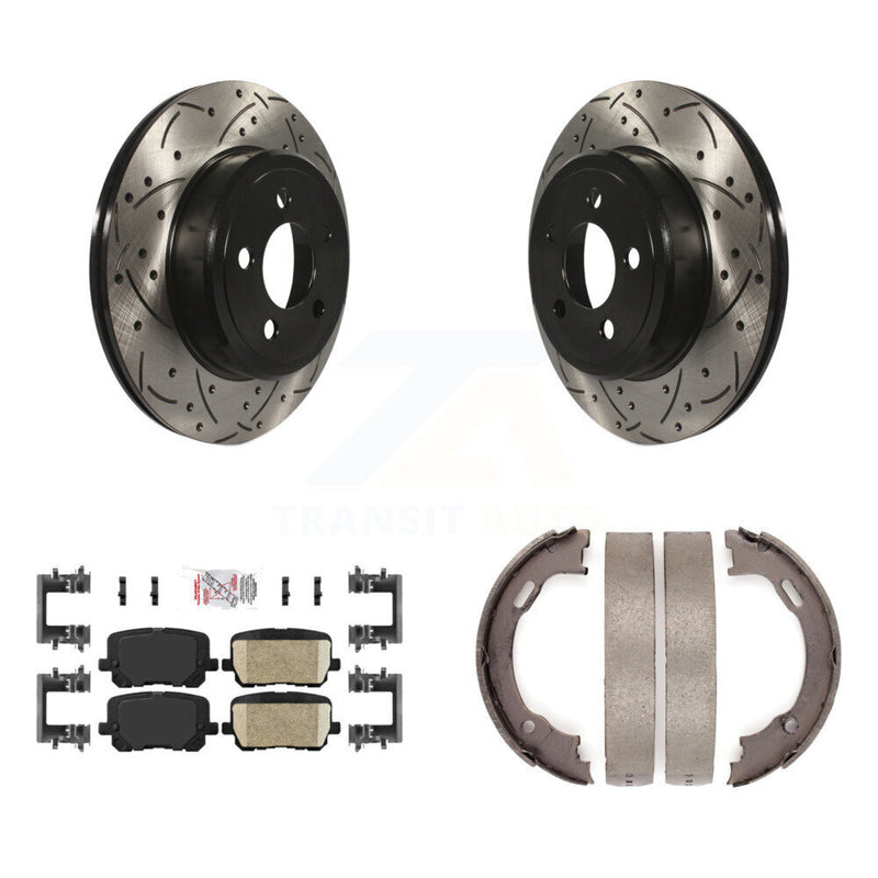 Transit Auto KDA-103308 Disc Brake Kit for 2014-2018 Dodge Charger - Rear product image