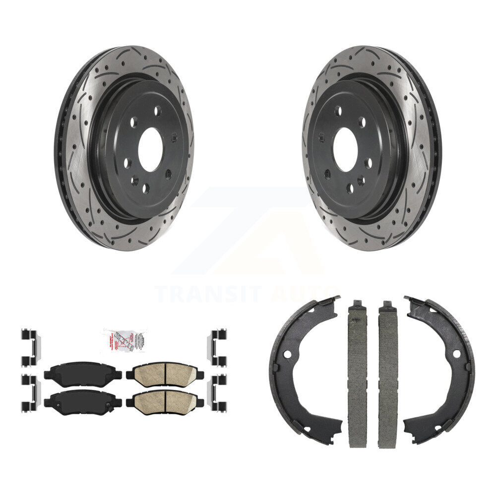 Transit Auto KDA-103310 Disc Brake Kit for 2010-2016 Cadillac SRX - Rear product image