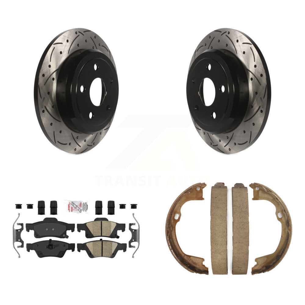 Transit Auto KDA-103316 Disc Brake Kit for 2011-2017 Dodge Durango, Jeep Grand Cherokee - Rear product image