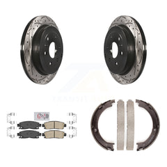 Transit Auto KDA-103321 Disc Brake Kit for 2007-2017 GMC Acadia Limited, Chevrolet Traverse, Buick Enclave & more - Rear product image