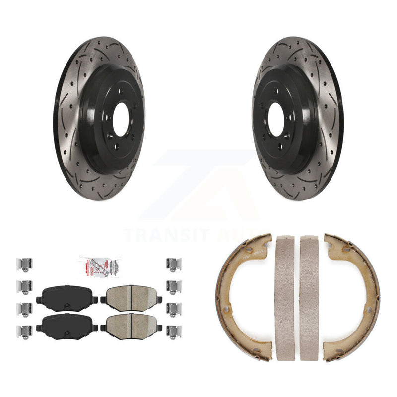Transit Auto KDA-103323 Disc Brake Kit for 2010-2019 Lincoln MKT - Rear product image