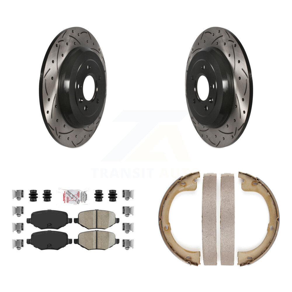 Transit Auto KDA-103324 Disc Brake Kit for 2010-2019 Lincoln MKT - Rear product image