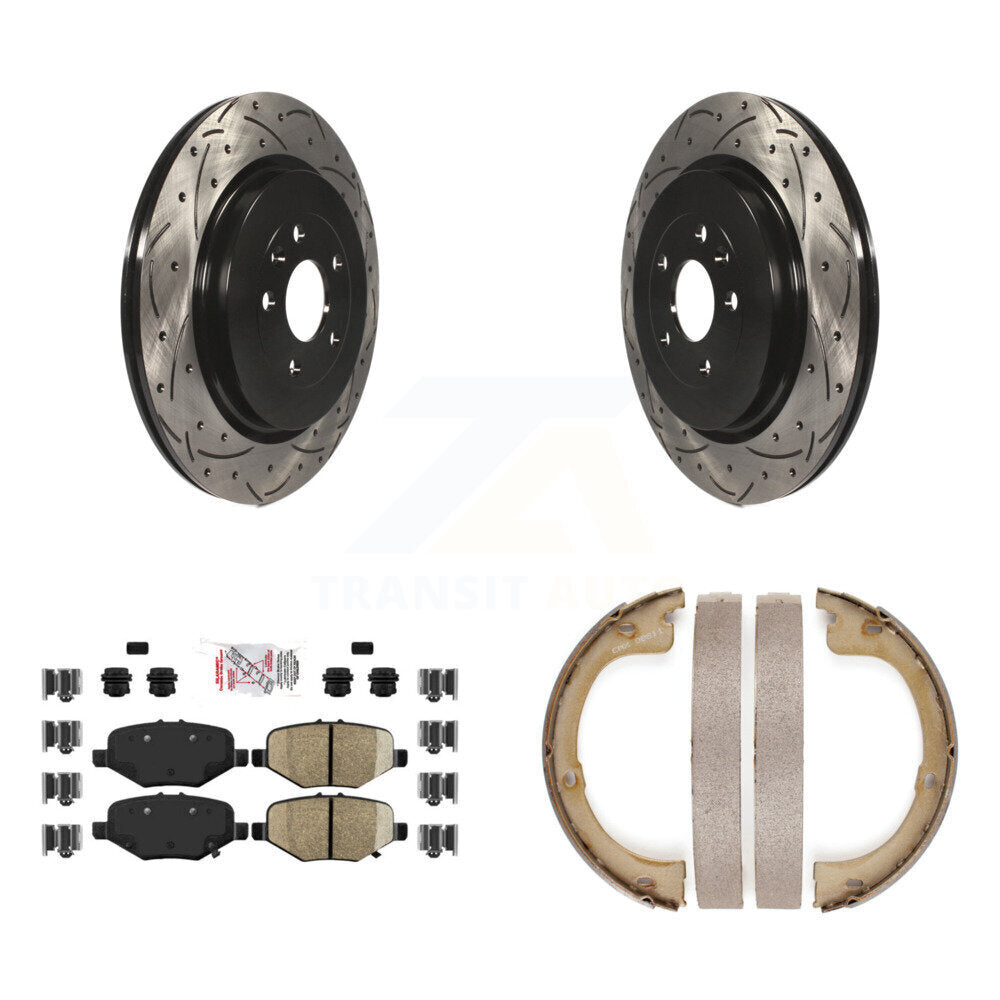 Transit Auto KDA-103327 Disc Brake Kit for 2013-2016 Lincoln MKT - Rear product image