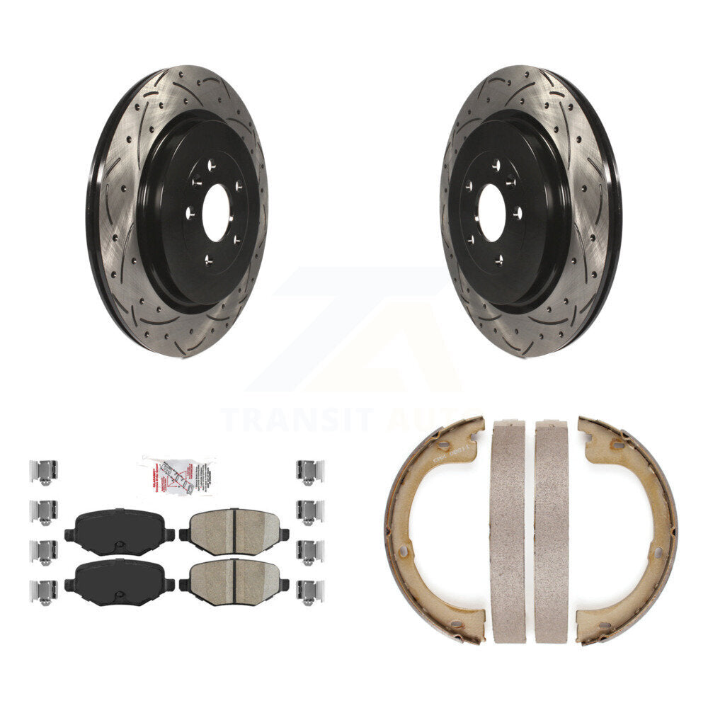 Transit Auto KDA-103328 Disc Brake Kit for 2017-2019 Lincoln MKT - Rear product image