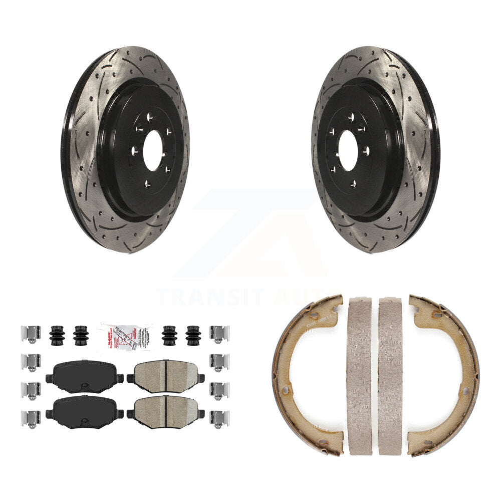 Transit Auto KDA-103329 Disc Brake Kit for 2017-2019 Lincoln MKT - Rear product image