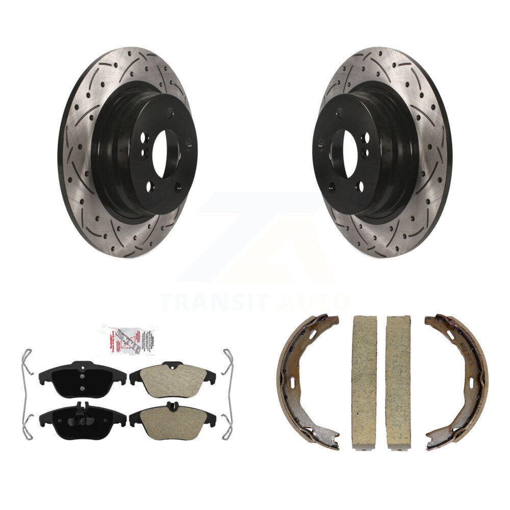 Transit Auto KDA-103330 Disc Brake Kit for 2008-2015 Mercedes-Benz C250, Mercedes-Benz C230, Mercedes-Benz C300 - Rear product image
