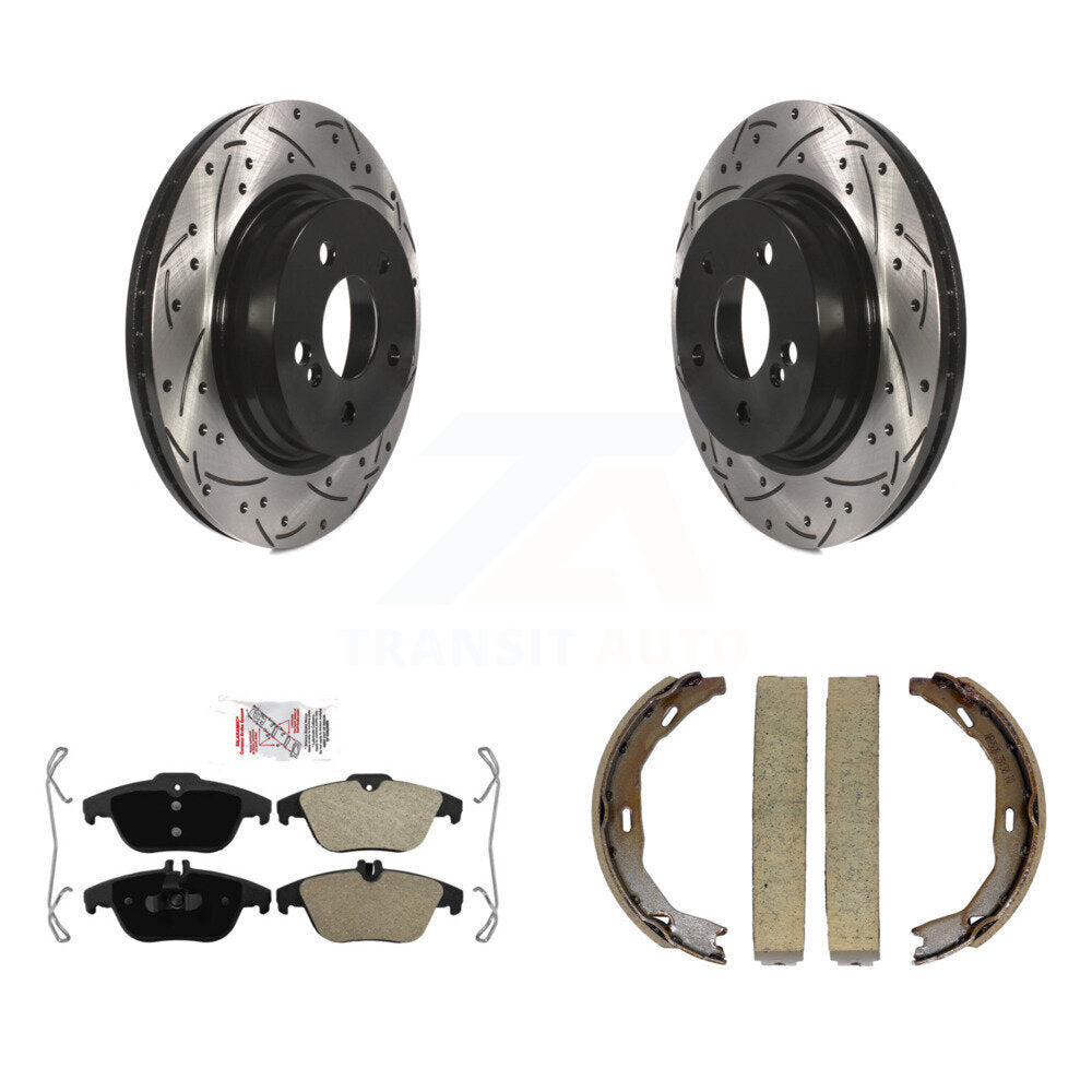 Transit Auto KDA-103331 Disc Brake Kit for 2008-2016 Mercedes-Benz C300, Mercedes-Benz C250, Mercedes-Benz E550 & more - Rear product image