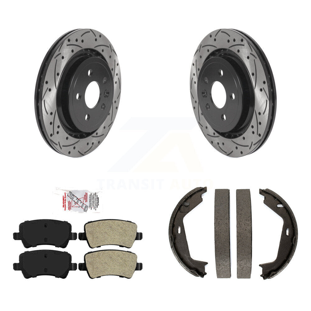 Transit Auto KDA-103332 Disc Brake Kit for 2007-2009 Volvo S80 - Rear product image