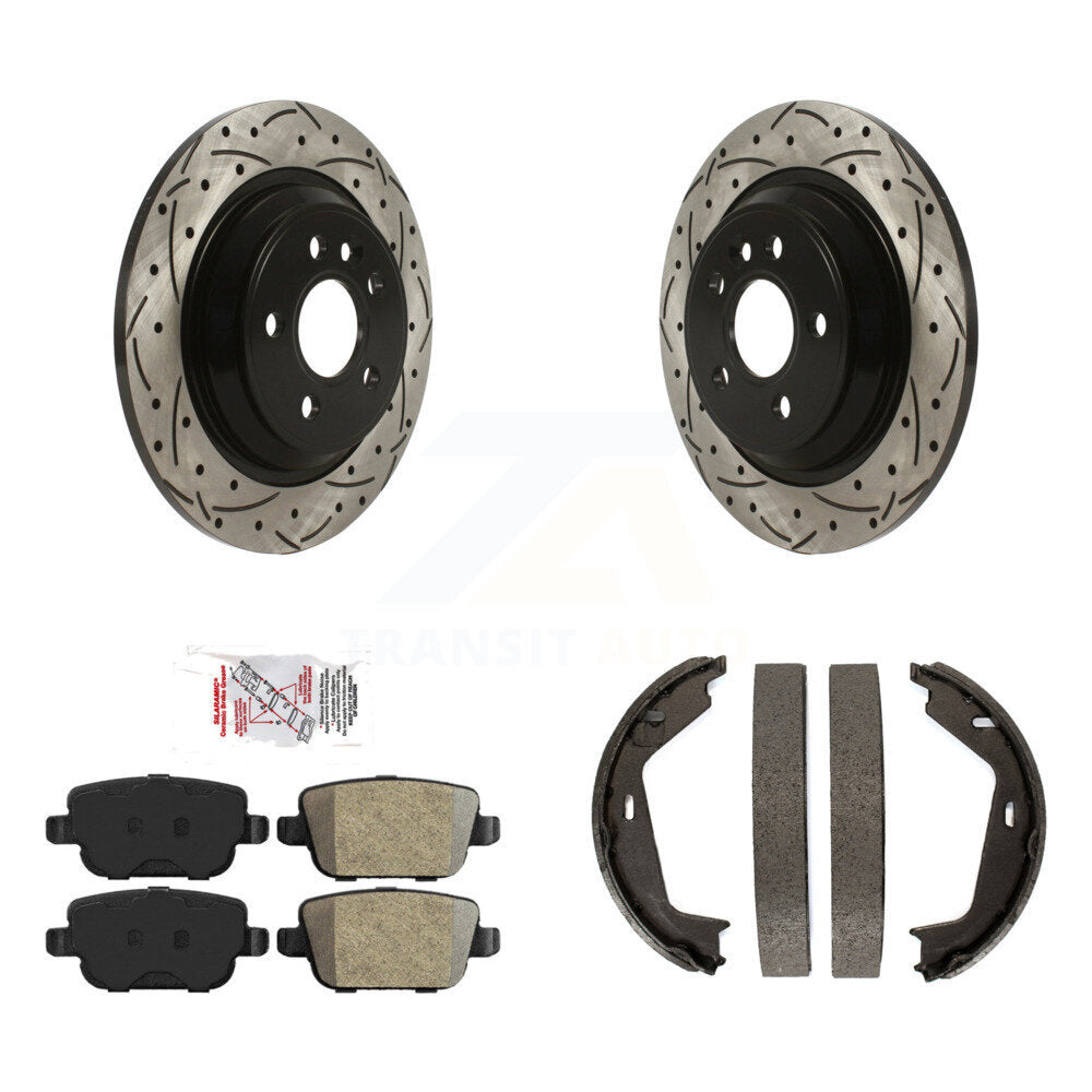 Transit Auto KDA-103334 Disc Brake Kit for 2008-2009 Volvo S80 - Rear product image