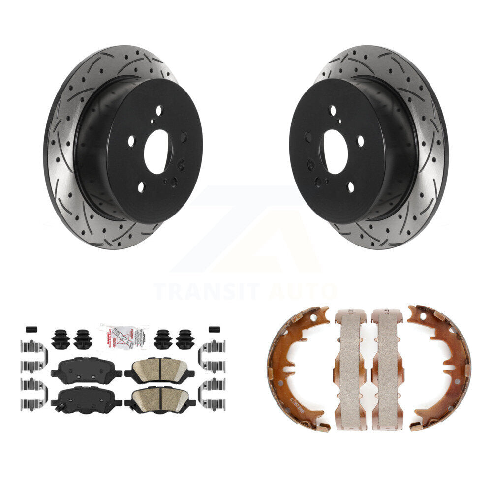 Transit Auto KDA-103337 Disc Brake Kit for 2009-2016 Toyota Venza - Rear product image