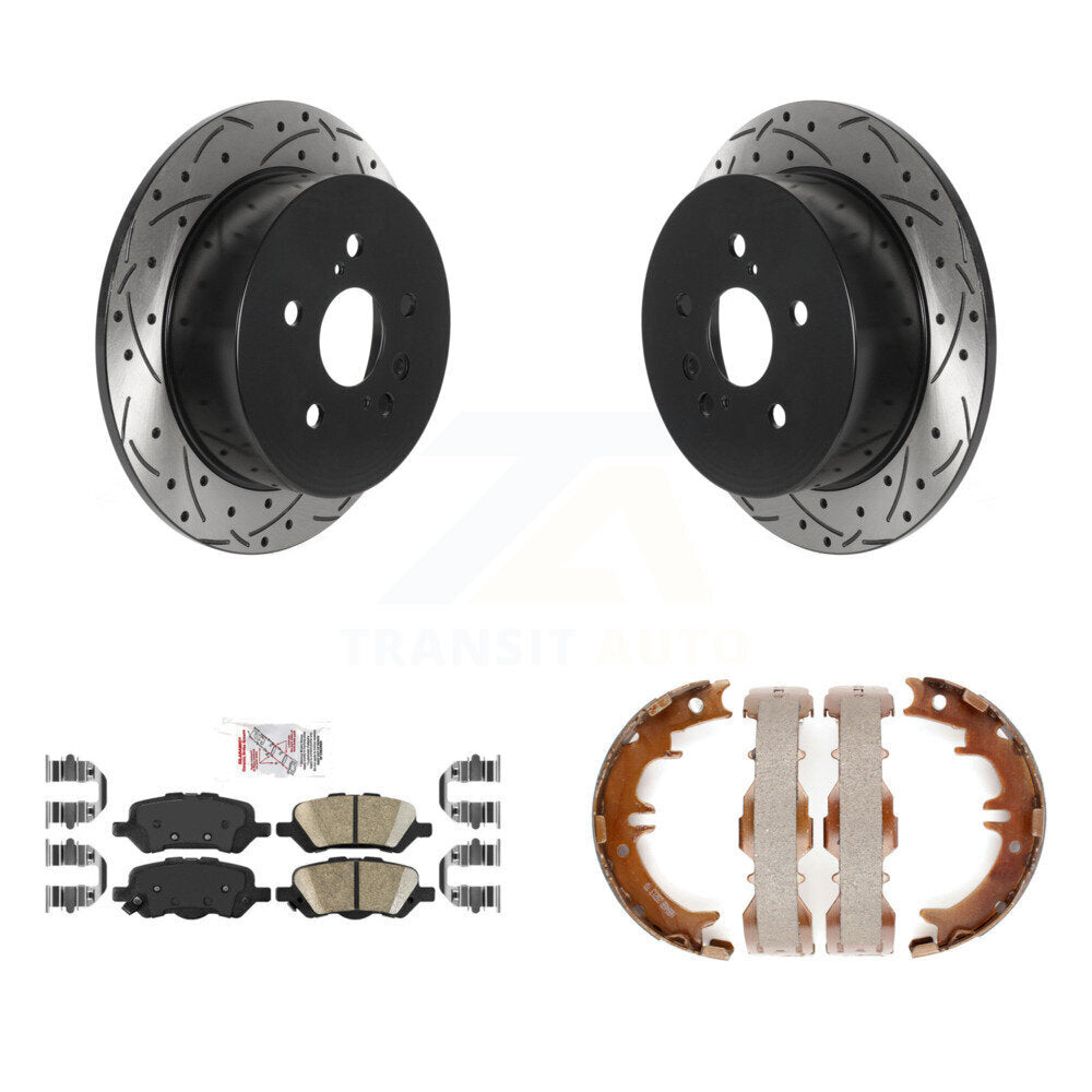 Transit Auto KDA-103338 Disc Brake Kit for 2009-2016 Toyota Venza - Rear product image
