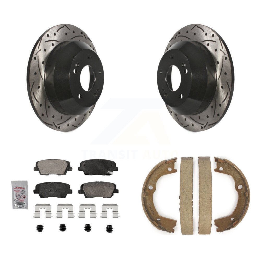 Transit Auto KDA-103339 Disc Brake Kit for 2010-2013 Kia Sorento, Hyundai Santa Fe - Rear product image