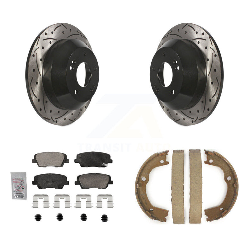 Transit Auto KDA-103339 Disc Brake Kit for 2010-2013 Kia Sorento, Hyundai Santa Fe - Rear product image