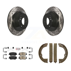 Transit Auto KDA-103344 Disc Brake Kit for 2014-2019 Hyundai Santa Fe XL, Hyundai Santa Fe, Hyundai Santa Fe Sport & more - Rear product image