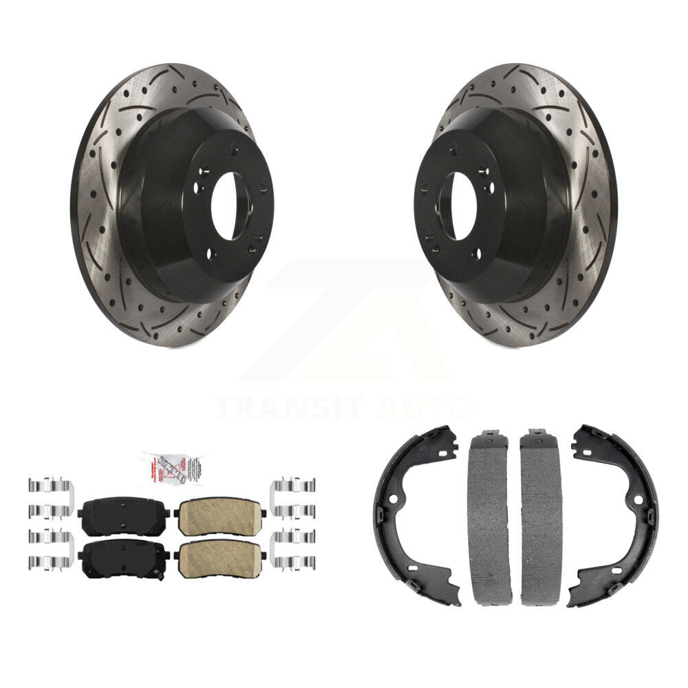 Transit Auto KDA-103345 Disc Brake Kit for 2015-2021 Kia Sedona - Rear product image