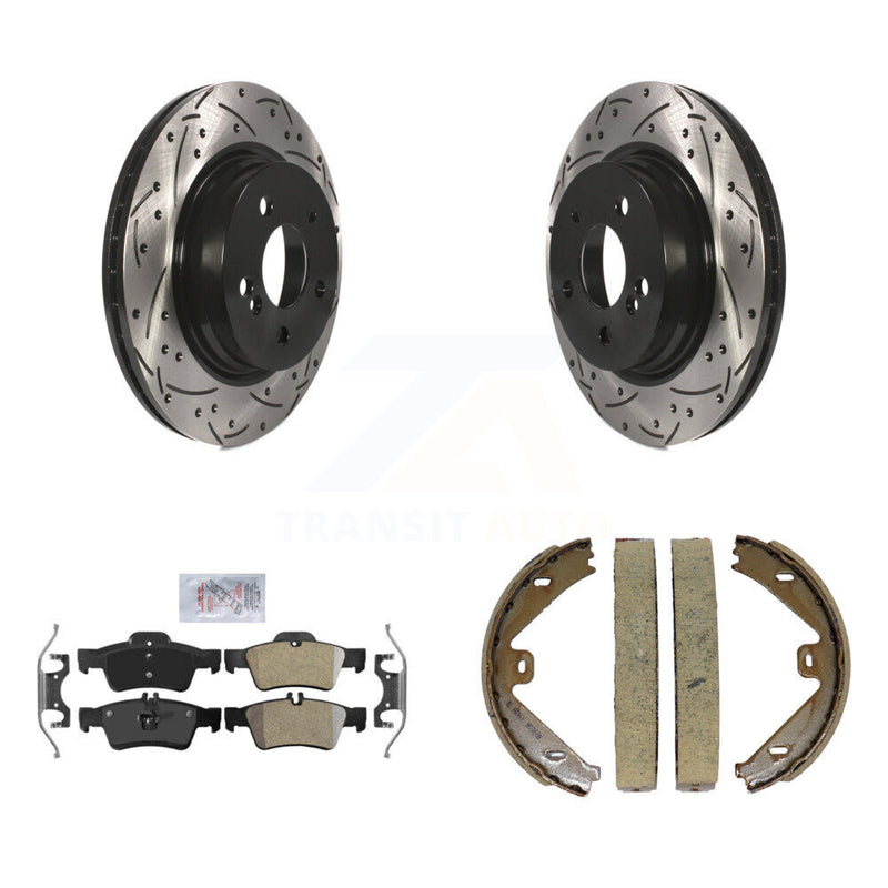 Transit Auto KDA-103347 Disc Brake Kit for 2010-2013 Mercedes-Benz E550 - Rear product image