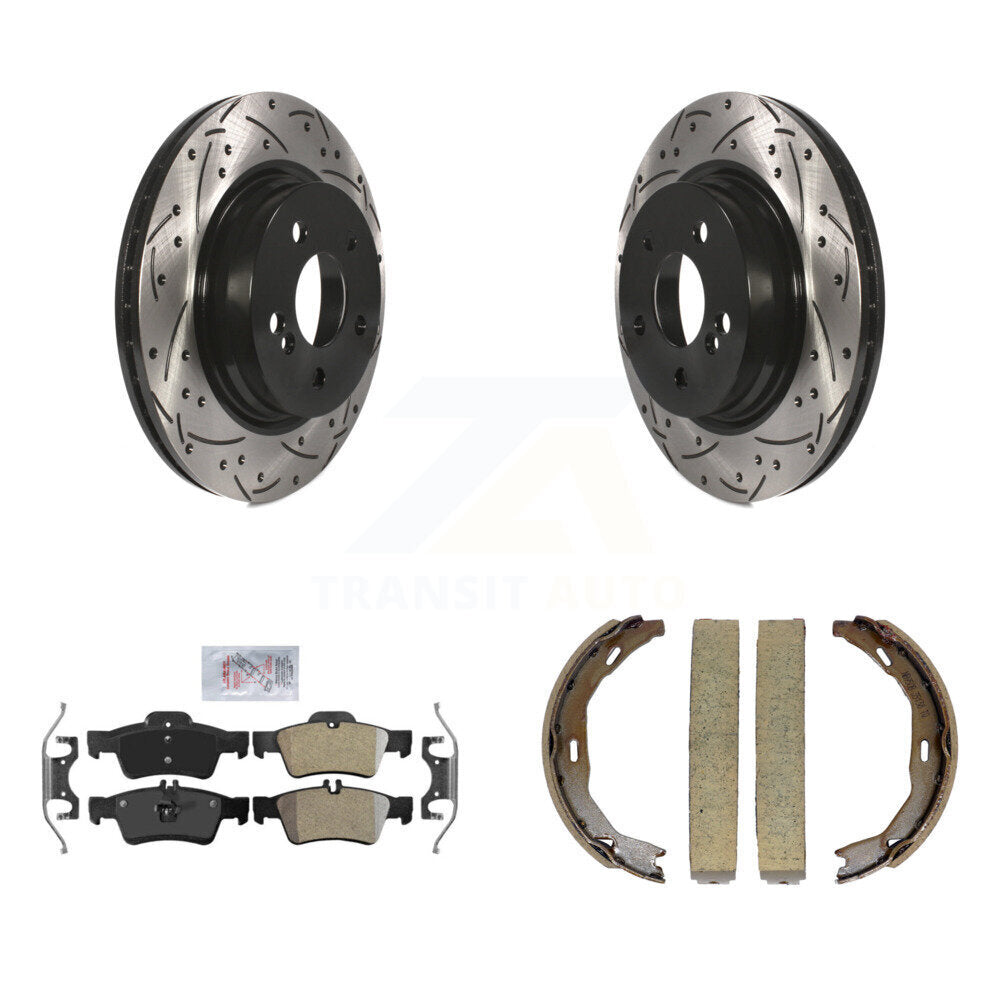 Transit Auto KDA-103348 Disc Brake Kit for 2011 Mercedes-Benz E550 - Rear product image