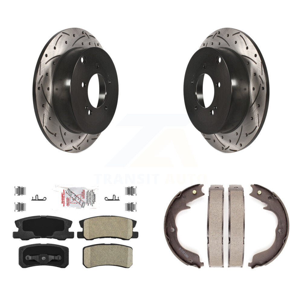 Transit Auto KDA-103359 Disc Brake Kit for 2008-2014 Mitsubishi Lancer, Mitsubishi Outlander - Rear product image