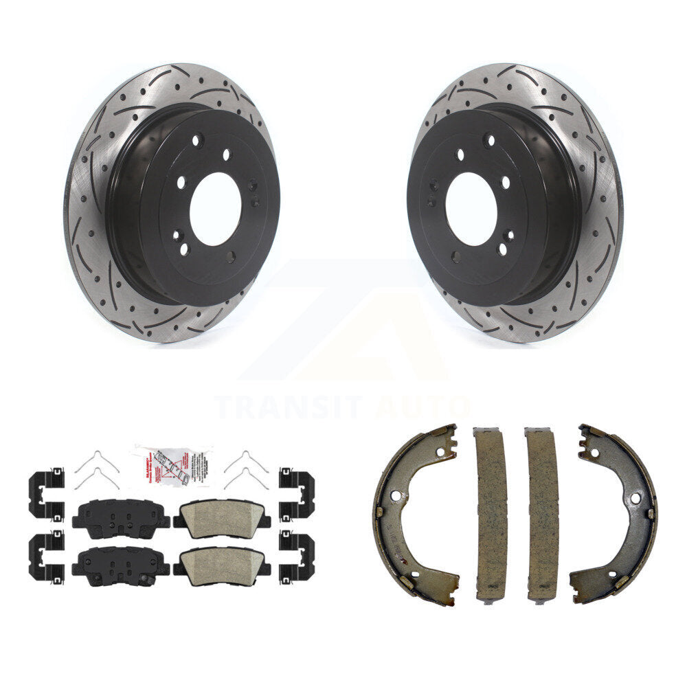 Transit Auto KDA-103368 Disc Brake Kit for 2016-2022 Hyundai Tucson, Kia Sportage - Rear product image