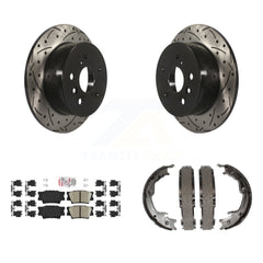 Transit Auto KDA-103374 Disc Brake Kit for 2012-2018 Lexus ES350, Lexus ES300h, Toyota Avalon & more - Rear product image