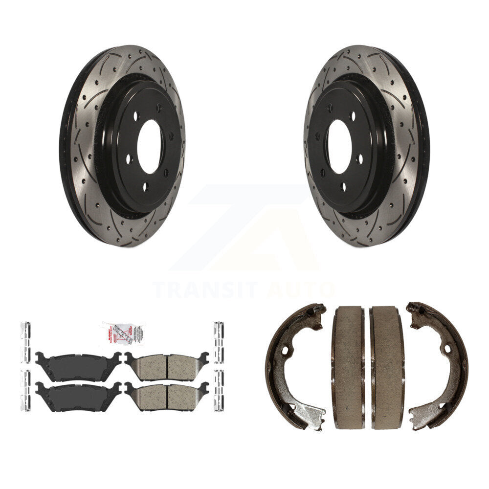 Transit Auto KDA-103375 Disc Brake Kit for 2015-2017 Ford F-150 - Rear product image