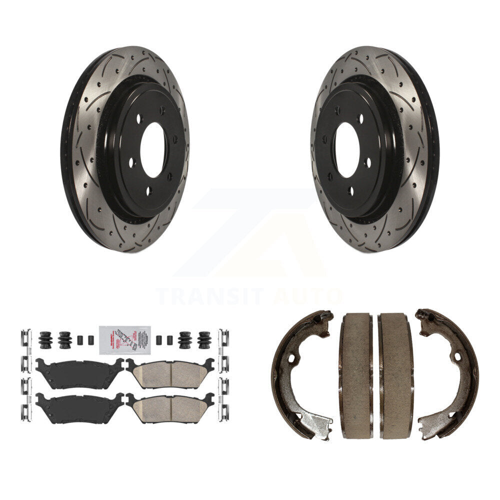 Transit Auto KDA-103376 Disc Brake Kit for 2015-2017 Ford F-150 - Rear product image