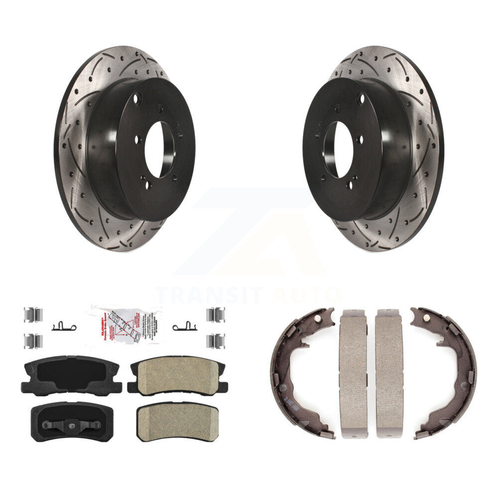 Transit Auto KDA-103380 Disc Brake Kit for 2007-2011 Mitsubishi Outlander - Rear product image
