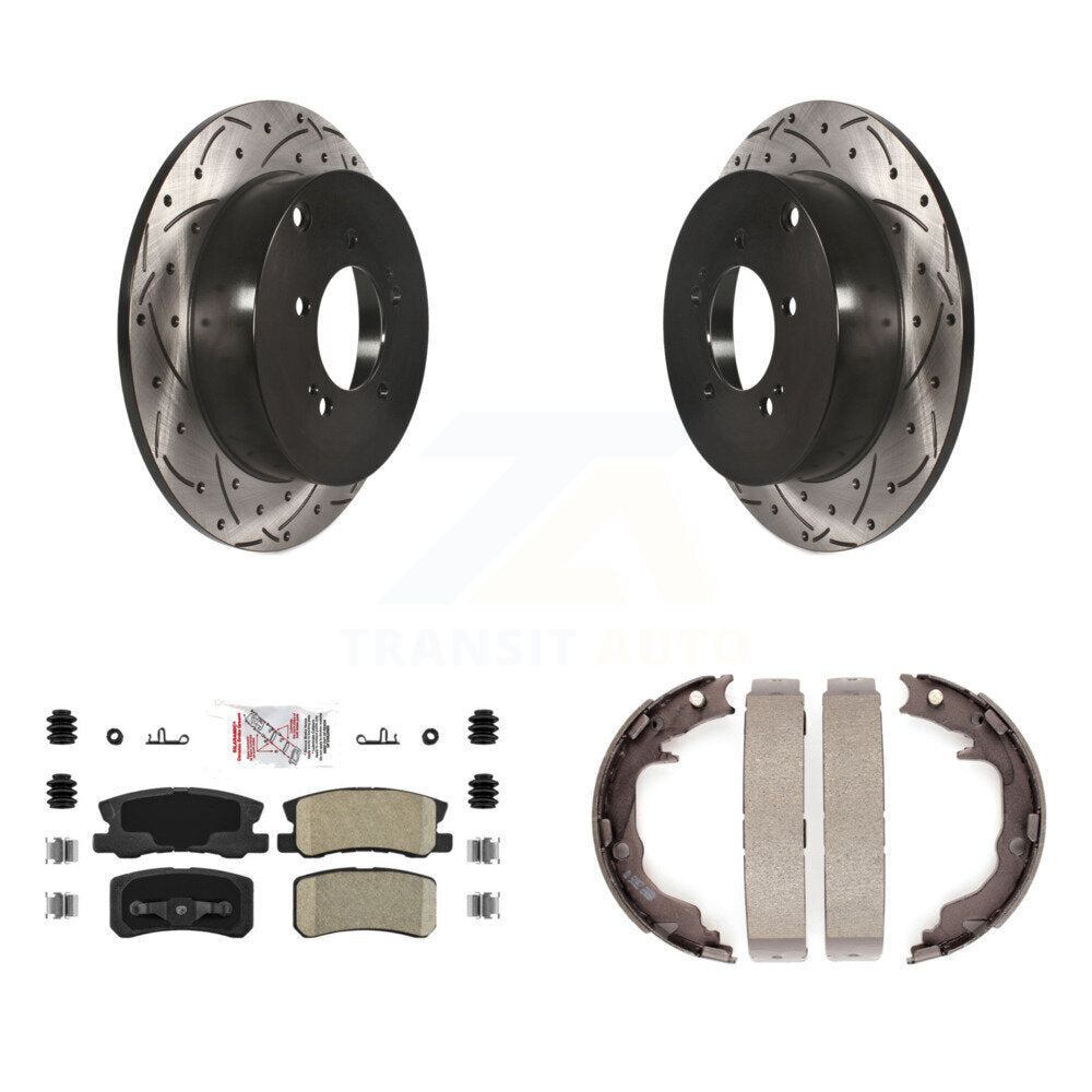 Transit Auto KDA-103381 Disc Brake Kit for 2007-2011 Mitsubishi Outlander - Rear product image