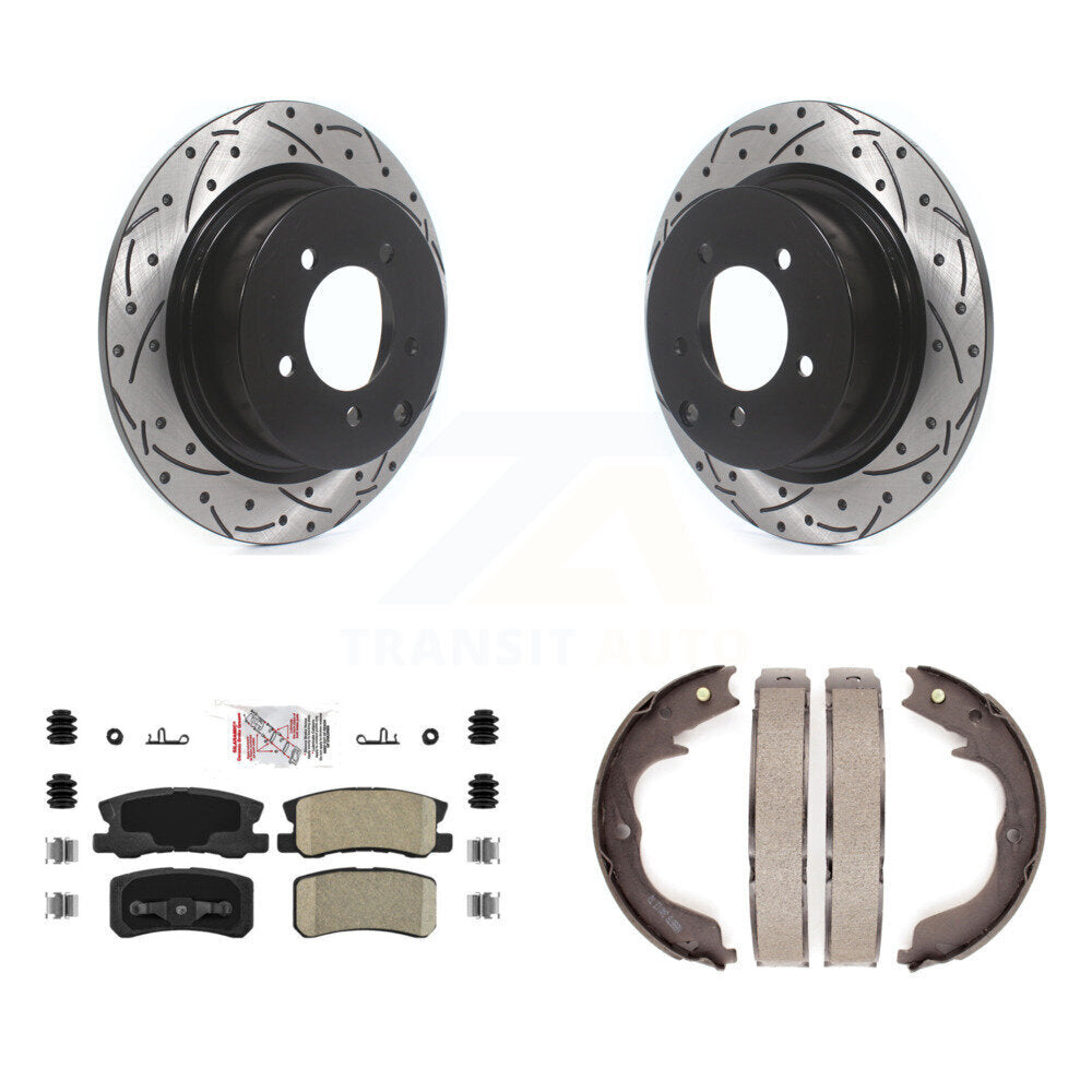 Transit Auto KDA-103383 Disc Brake Kit for 2008 Mitsubishi Outlander - Rear product image