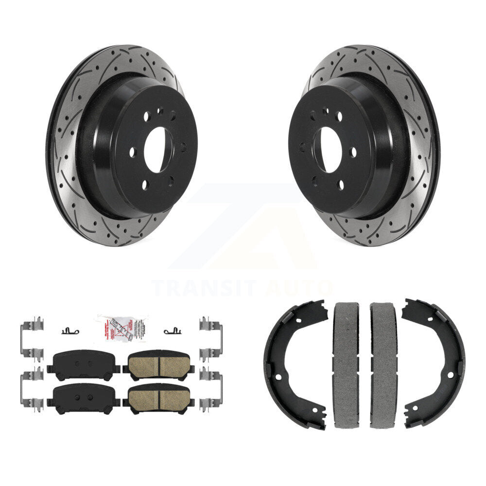 Transit Auto KDA-103384 Disc Brake Kit for 2015-2020 Chevrolet Colorado, GMC Canyon - Rear product image