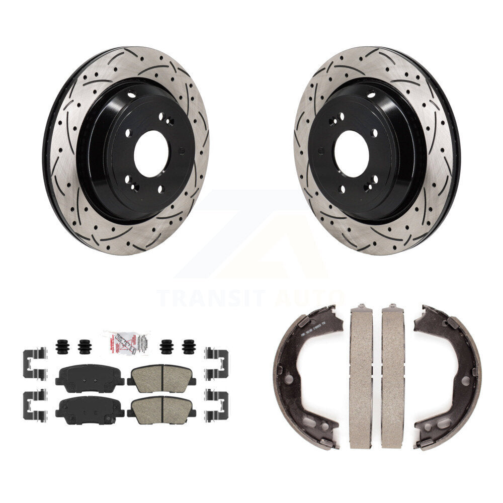 Transit Auto KDA-103387 Disc Brake Kit for 2011-2013 Hyundai Equus - Rear product image
