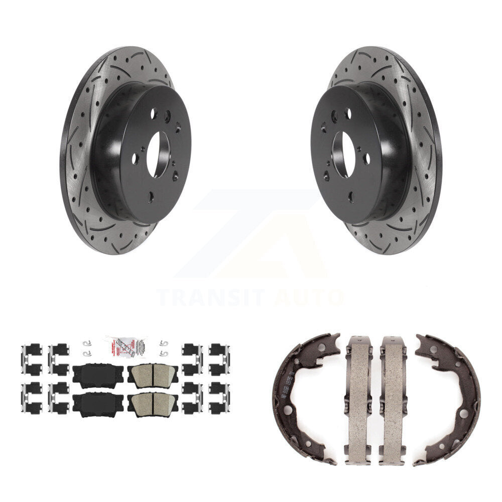 Transit Auto KDA-103389 Disc Brake Kit for 2018-2023 Toyota Camry - Rear product image