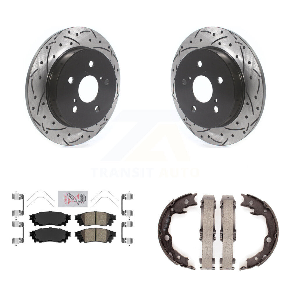 Transit Auto KDA-103391 Disc Brake Kit for 2018-2023 Toyota Camry, Toyota RAV4 - Rear product image