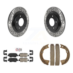 Transit Auto KDA-103399 Disc Brake Kit for 2015-2017 Hyundai Azera, Hyundai Sonata - Rear product image