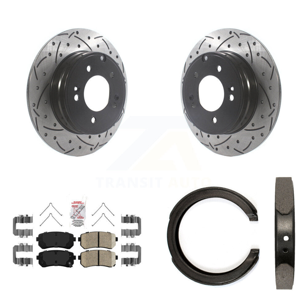 Transit Auto KDA-103400 Disc Brake Kit for 2016-2020 Kia Optima - Rear product image