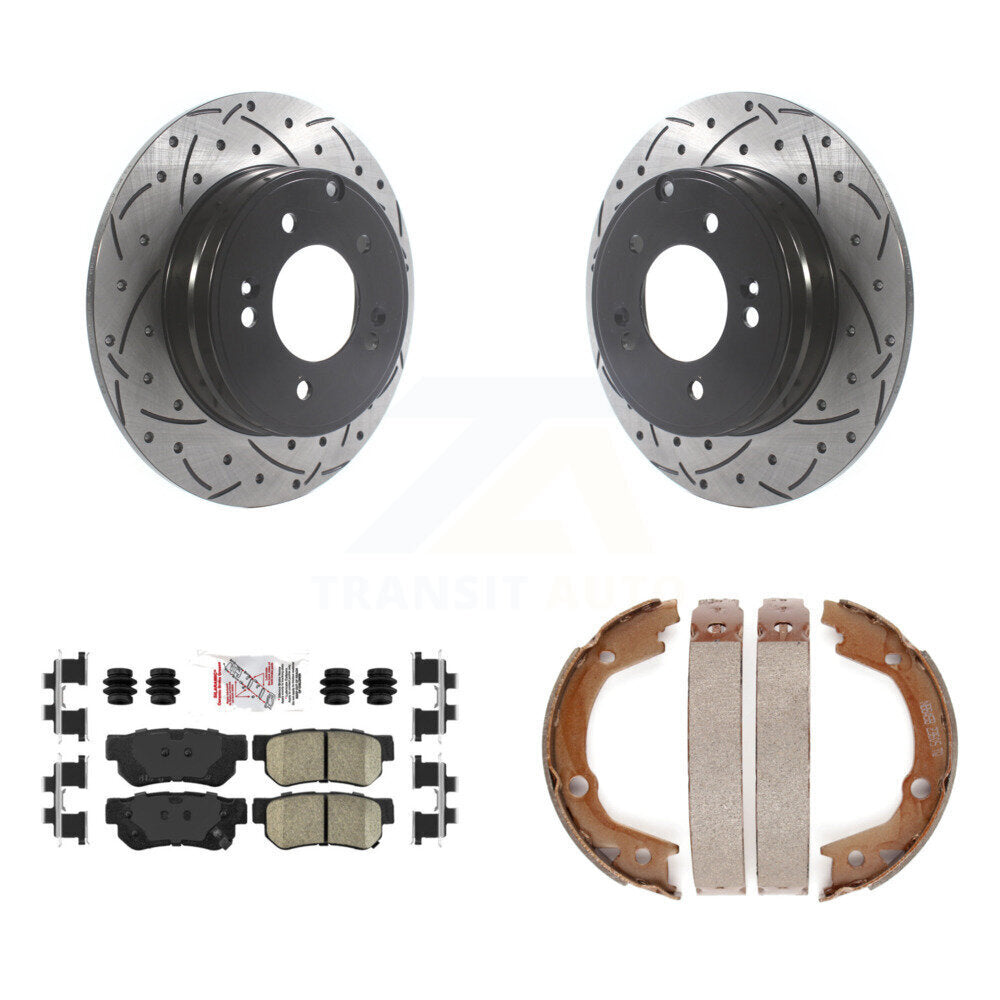 Transit Auto KDA-103405 Disc Brake Kit for 2006-2008 Hyundai Sonata - Rear product image