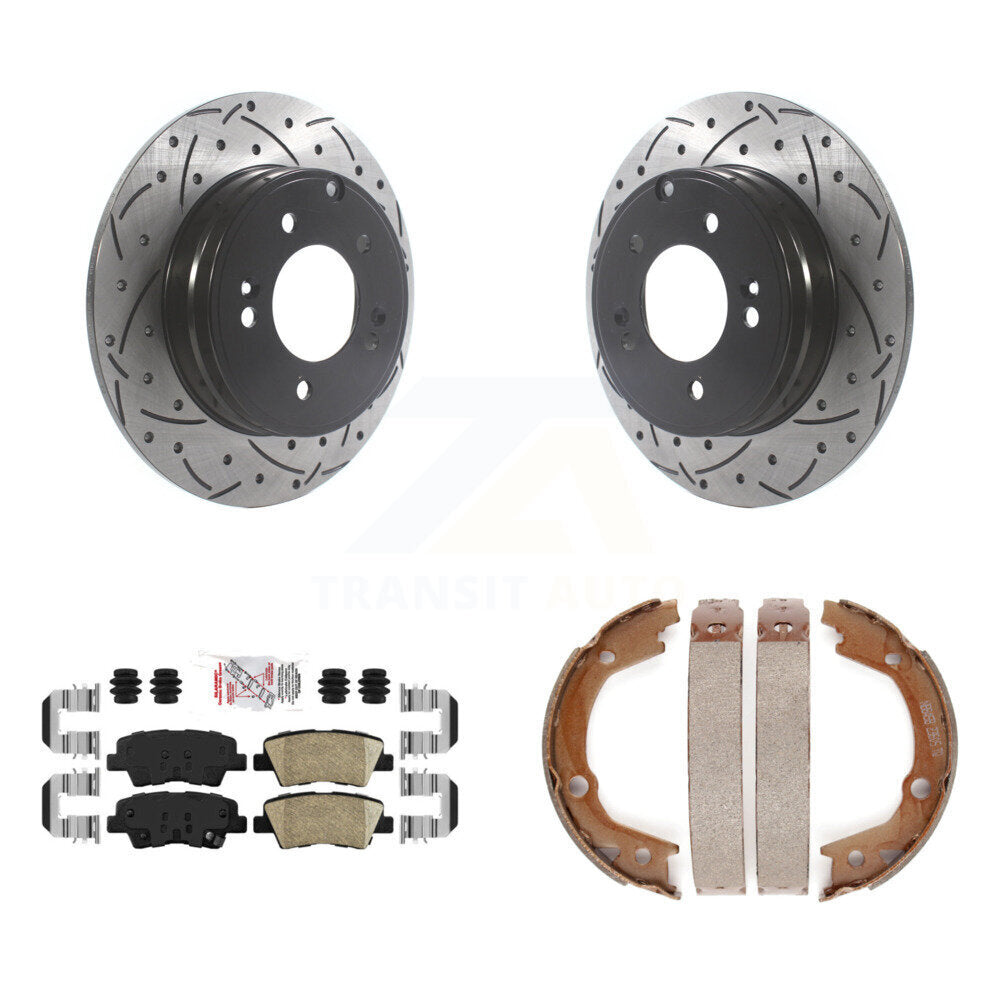 Transit Auto KDA-103408 Disc Brake Kit for 2008-2010 Hyundai Sonata - Rear product image