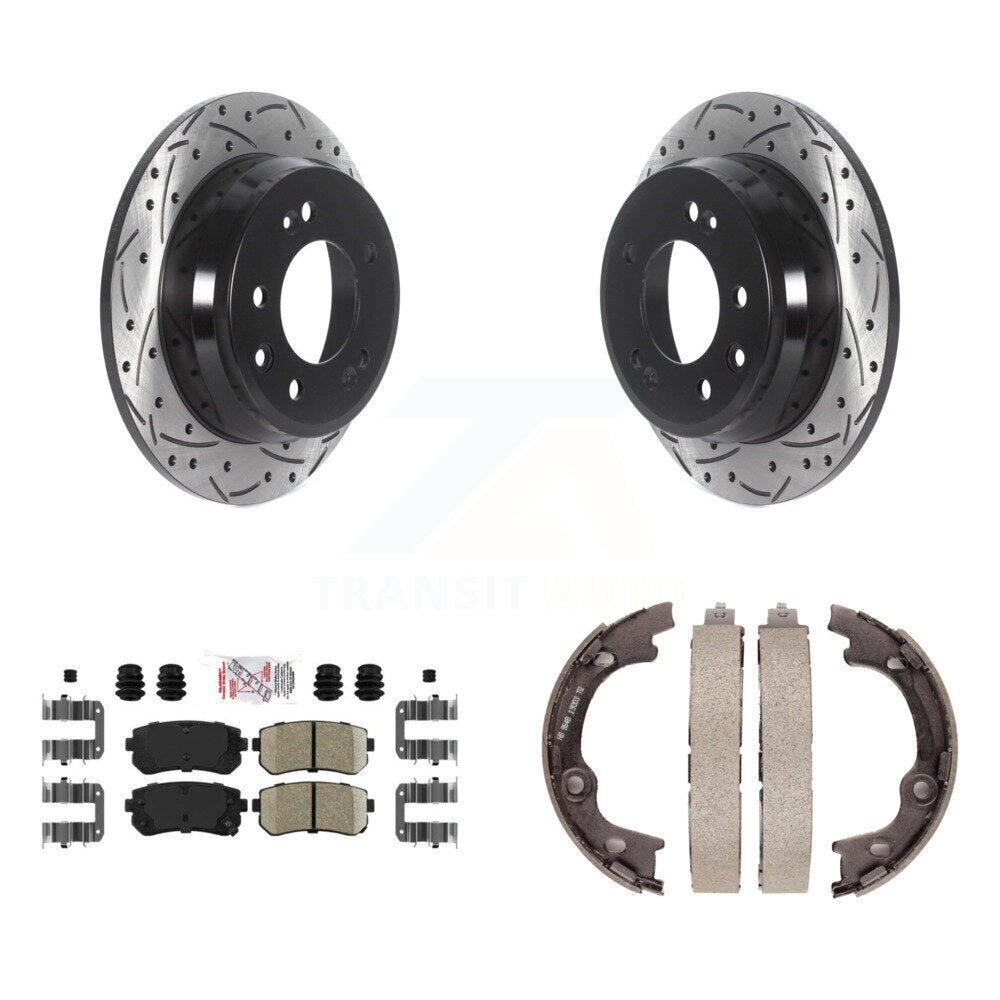 Transit Auto KDA-103411 Disc Brake Kit for 2009-2015 Hyundai Elantra, Hyundai Tucson - Rear product image